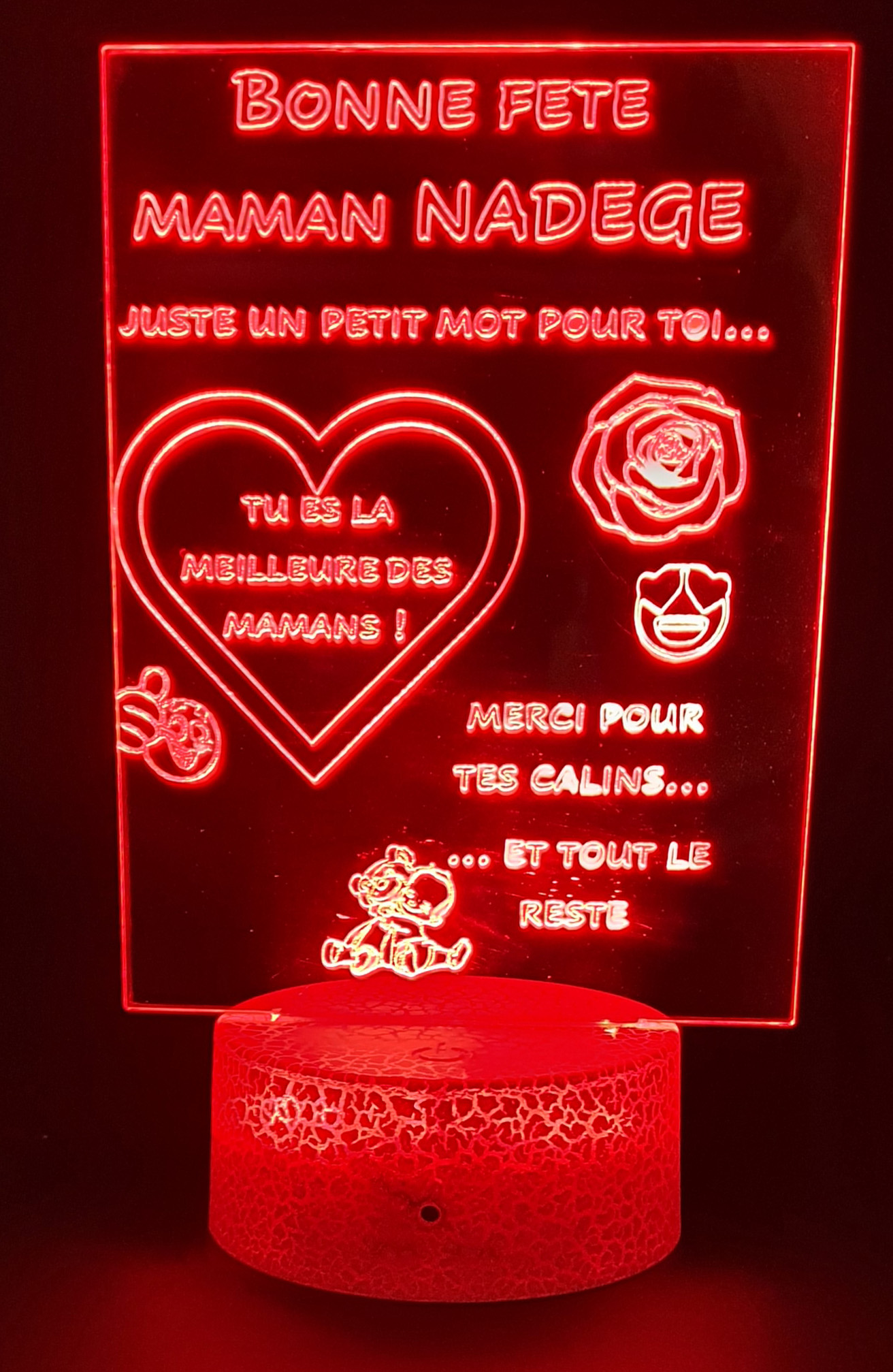 Image de Lampe LED plexi – Édition luxe (noir)