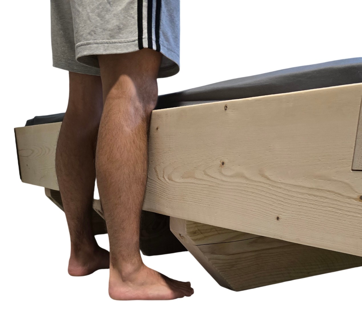 Image de Lit Flottant Bois - Ref LFB