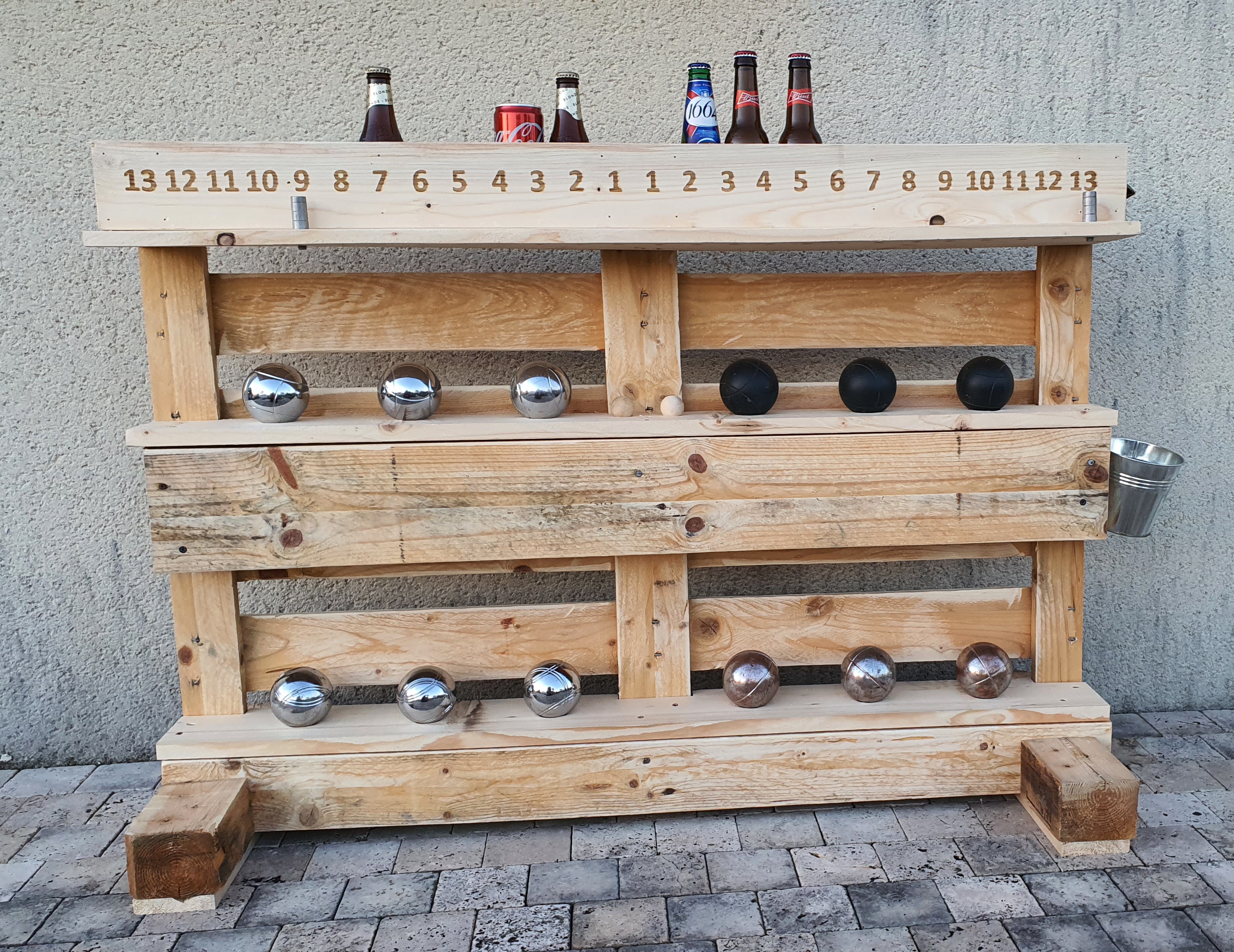 Image de Bar boules pétanque palette - Ref BBP
