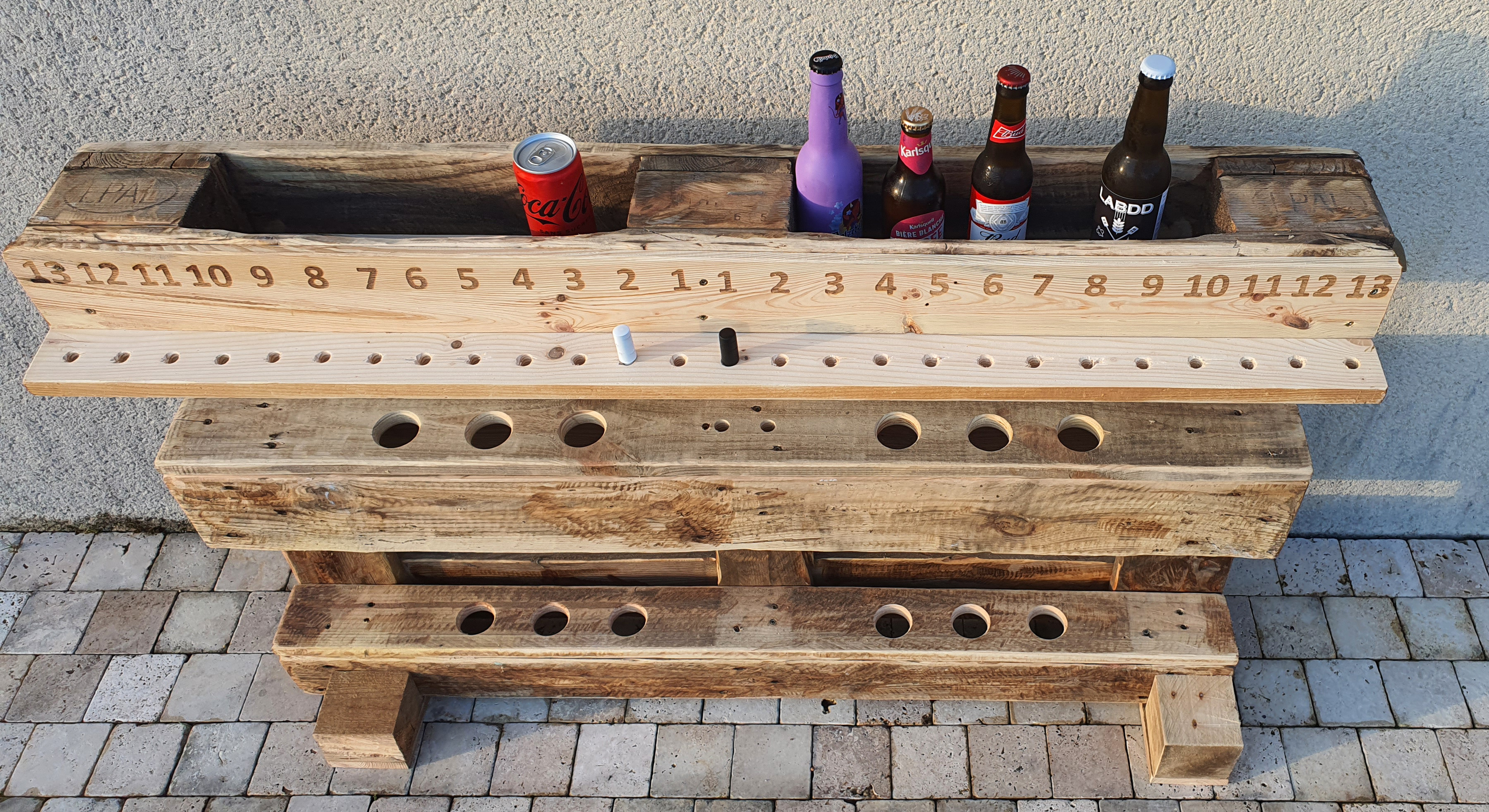 Image de Bar boules pétanque palette - Ref BBP
