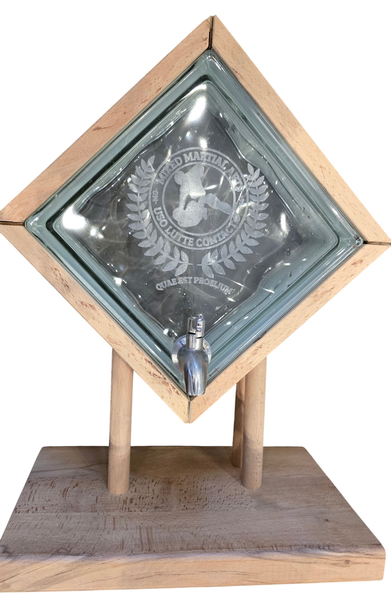 Image de Fontaine à alcool bois - Ref FAB