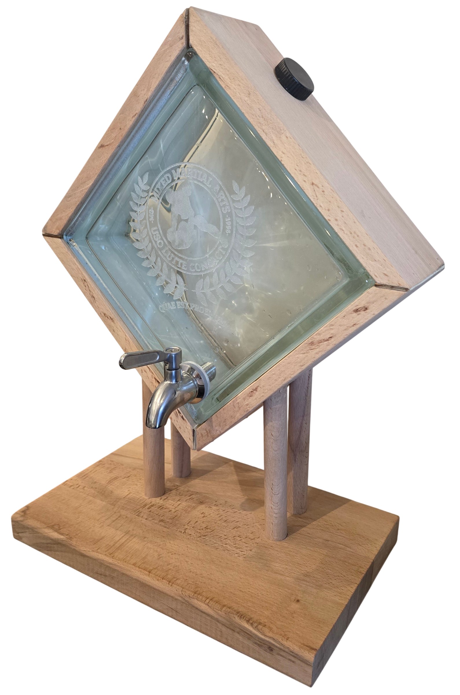 Image de Fontaine à alcool bois - Ref FAB