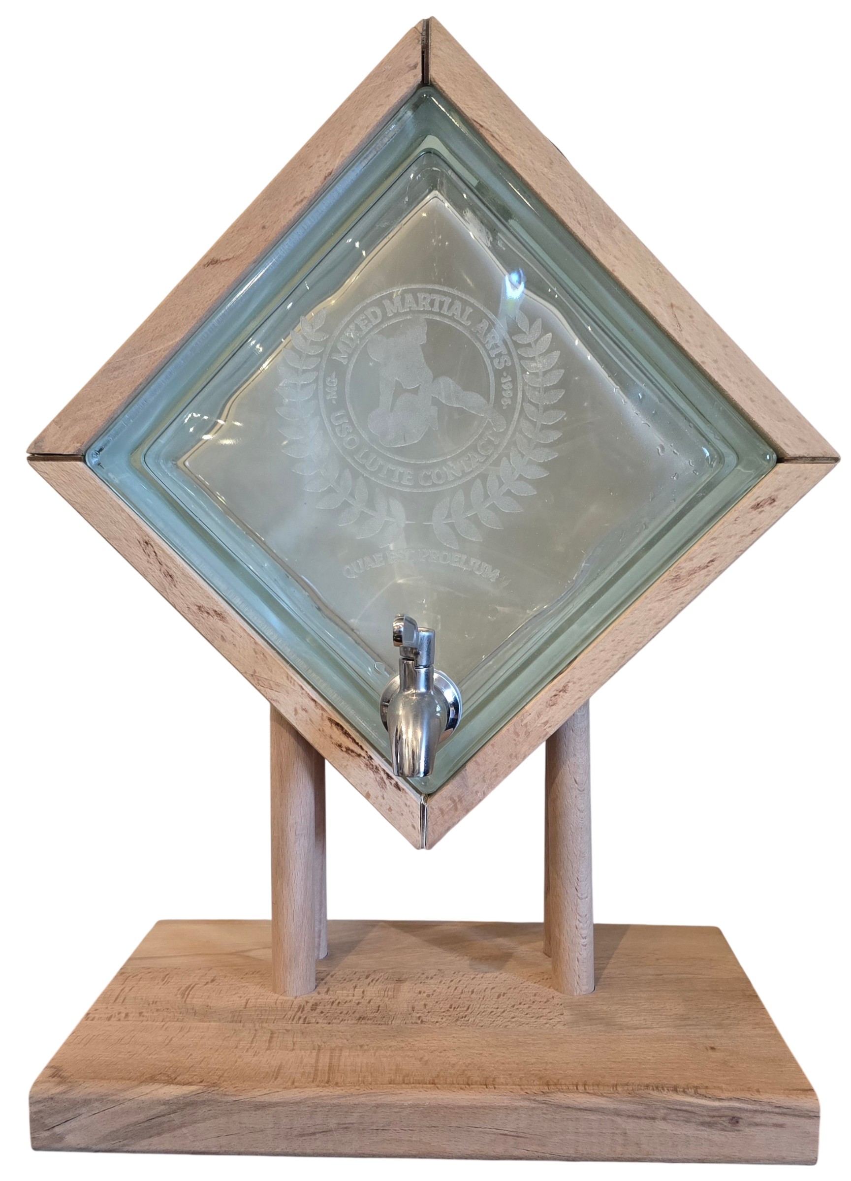 Image de Fontaine à alcool bois - Ref FAB