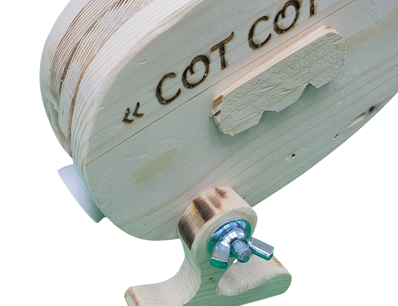 Image de Lampe en bois – Poule – Série 1