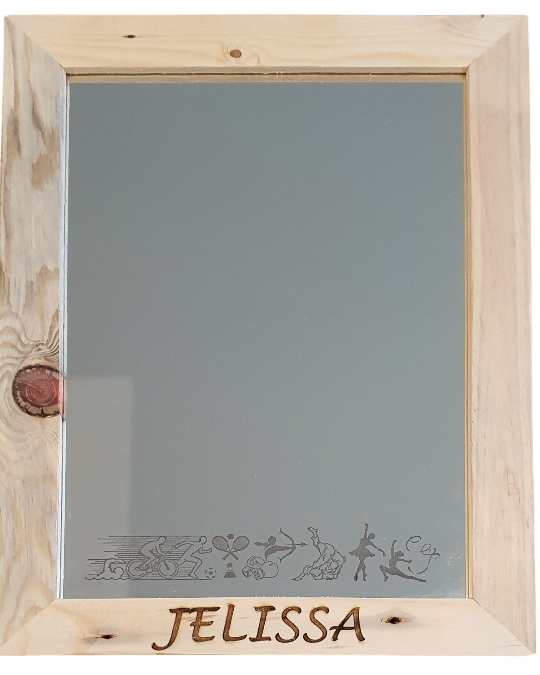 Image de Miroir Bois 21 x 30 cm - Ref MB21.30