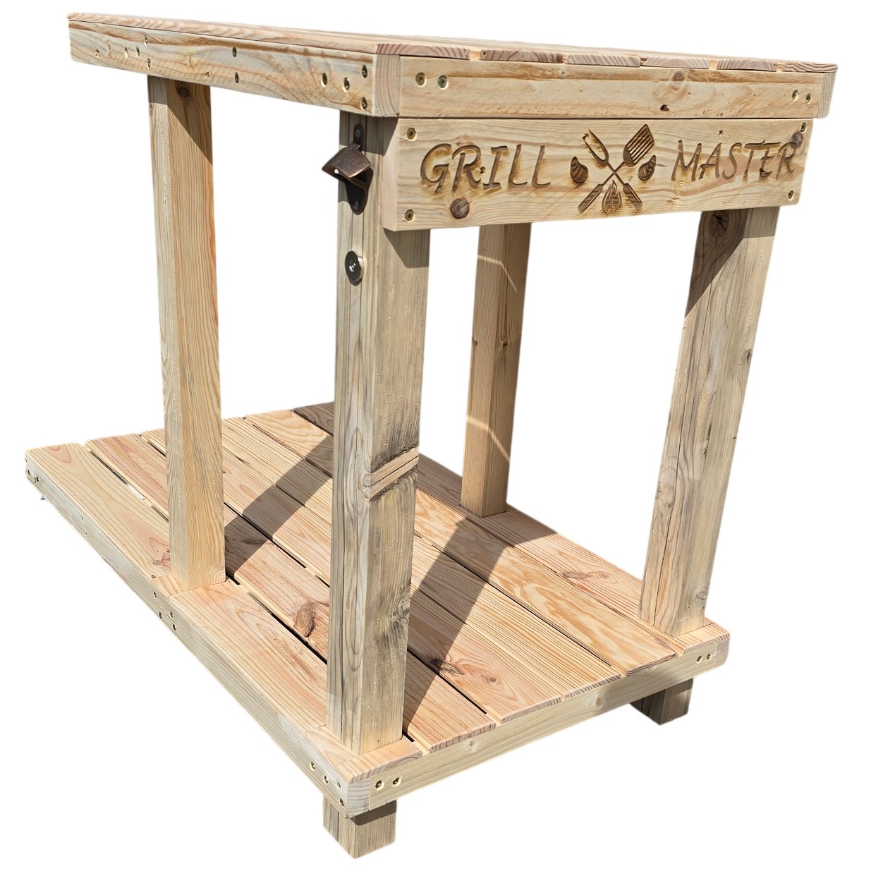 Image de Desserte barbecue Bois - Ref DBB